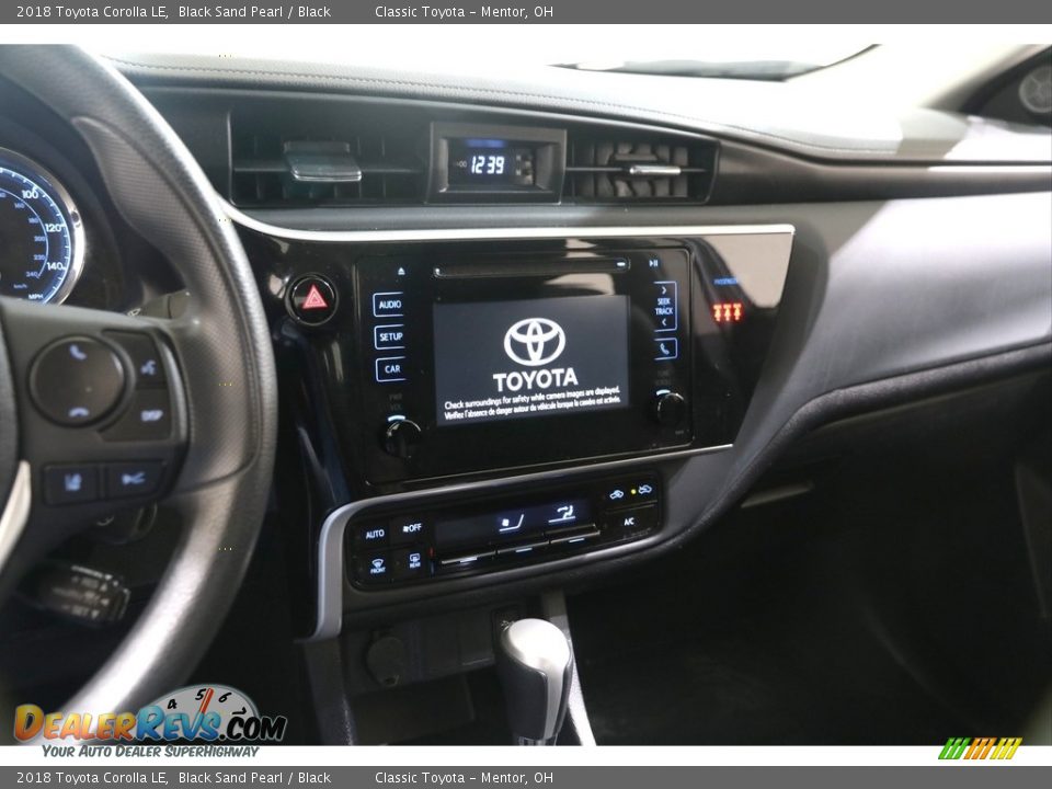 2018 Toyota Corolla LE Black Sand Pearl / Black Photo #9