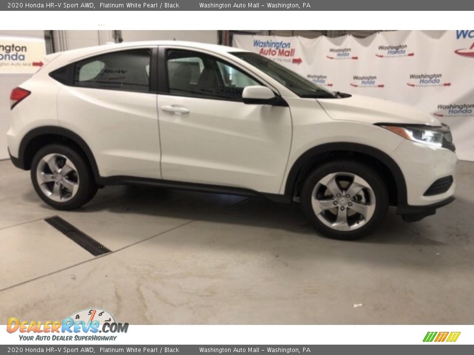 2020 Honda HR-V Sport AWD Platinum White Pearl / Black Photo #4