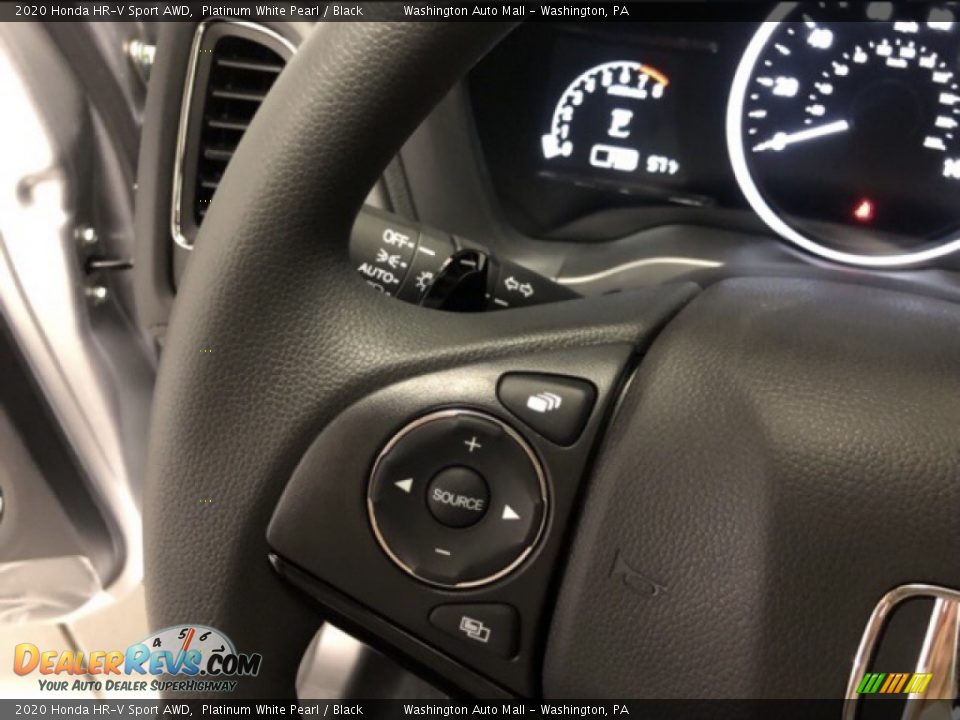 2020 Honda HR-V Sport AWD Platinum White Pearl / Black Photo #8