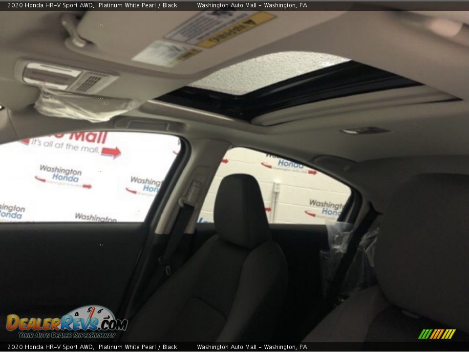 2020 Honda HR-V Sport AWD Platinum White Pearl / Black Photo #10