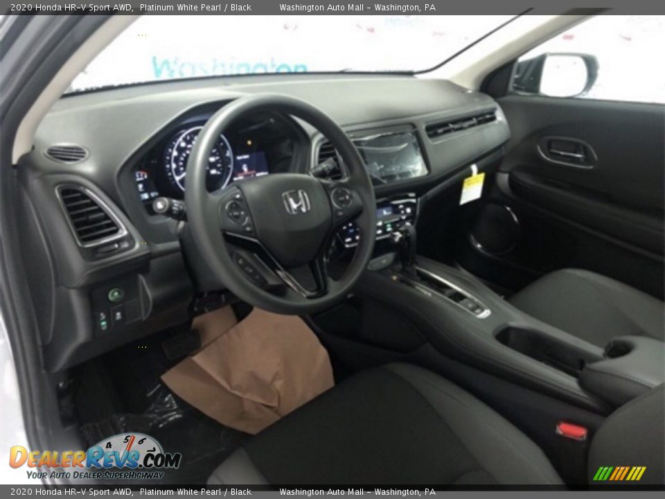 2020 Honda HR-V Sport AWD Platinum White Pearl / Black Photo #13