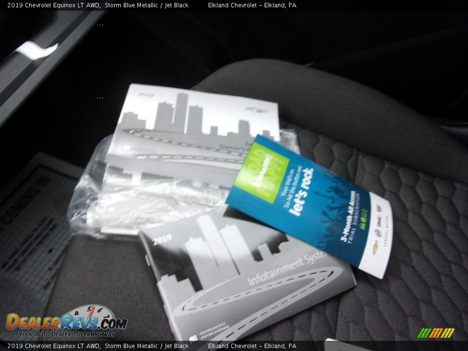2019 Chevrolet Equinox LT AWD Storm Blue Metallic / Jet Black Photo #28