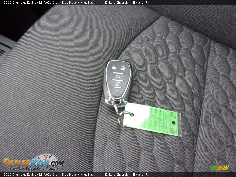 2019 Chevrolet Equinox LT AWD Storm Blue Metallic / Jet Black Photo #29