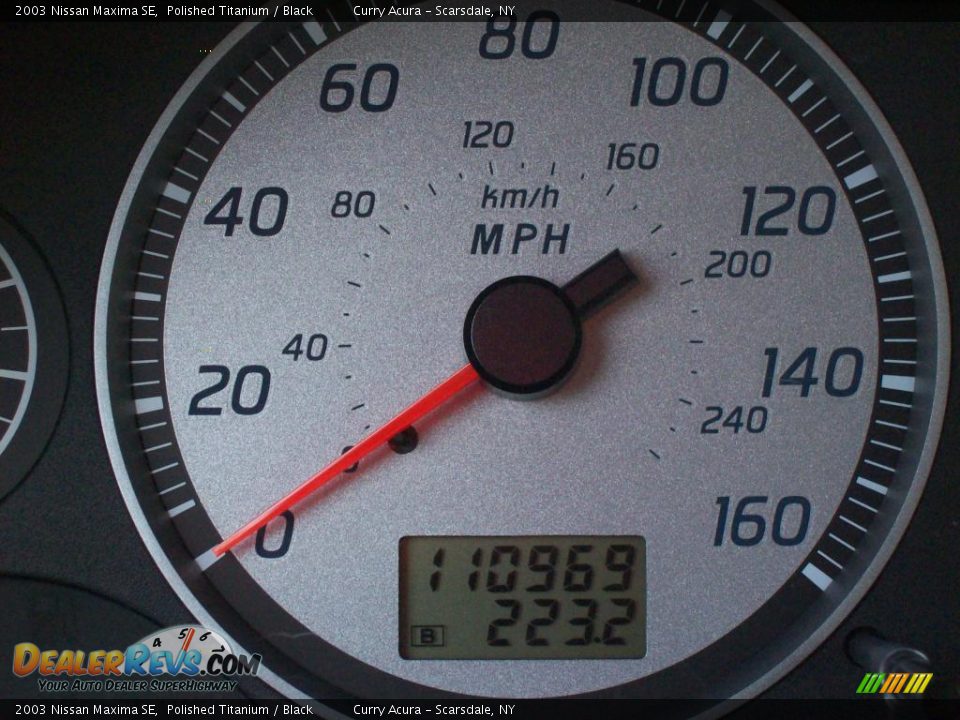 2003 Nissan Maxima SE Polished Titanium / Black Photo #17