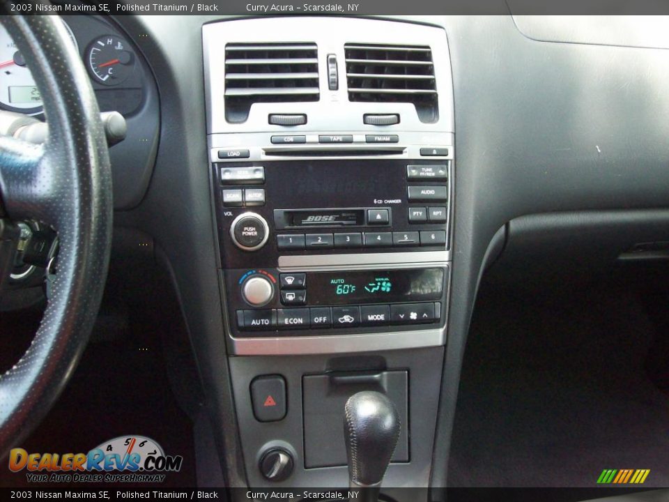 2003 Nissan Maxima SE Polished Titanium / Black Photo #18