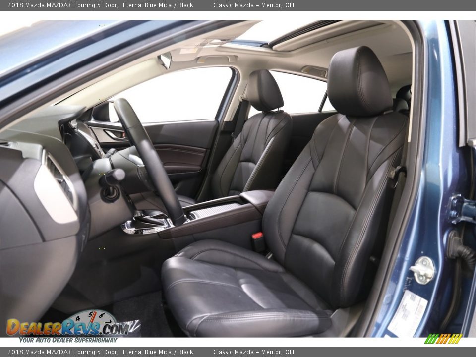 2018 Mazda MAZDA3 Touring 5 Door Eternal Blue Mica / Black Photo #5