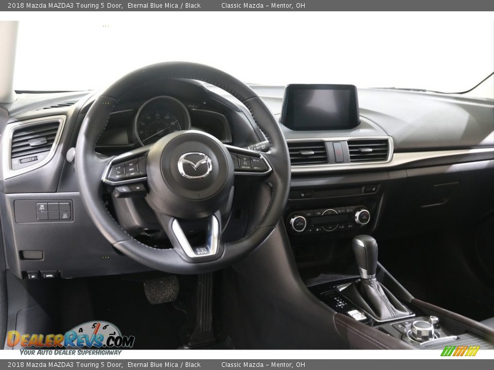 2018 Mazda MAZDA3 Touring 5 Door Eternal Blue Mica / Black Photo #6