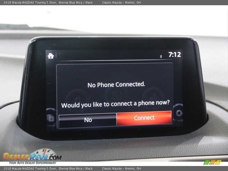 2018 Mazda MAZDA3 Touring 5 Door Eternal Blue Mica / Black Photo #11