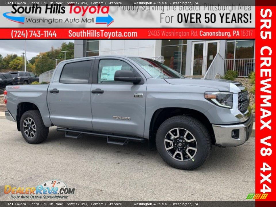 2021 Toyota Tundra TRD Off Road CrewMax 4x4 Cement / Graphite Photo #1