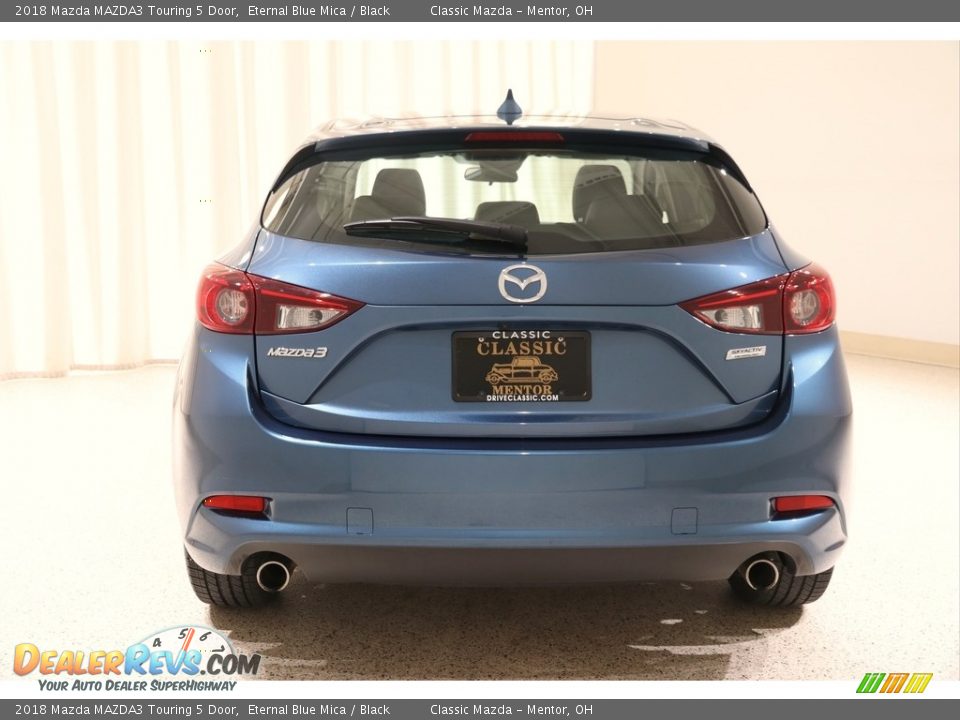 2018 Mazda MAZDA3 Touring 5 Door Eternal Blue Mica / Black Photo #18
