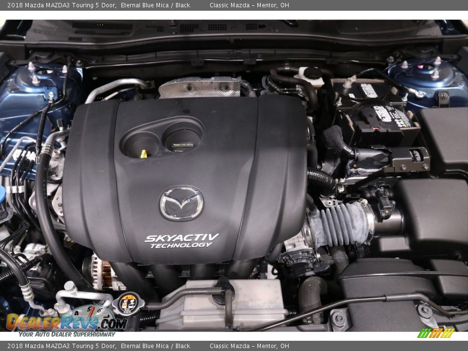 2018 Mazda MAZDA3 Touring 5 Door Eternal Blue Mica / Black Photo #19