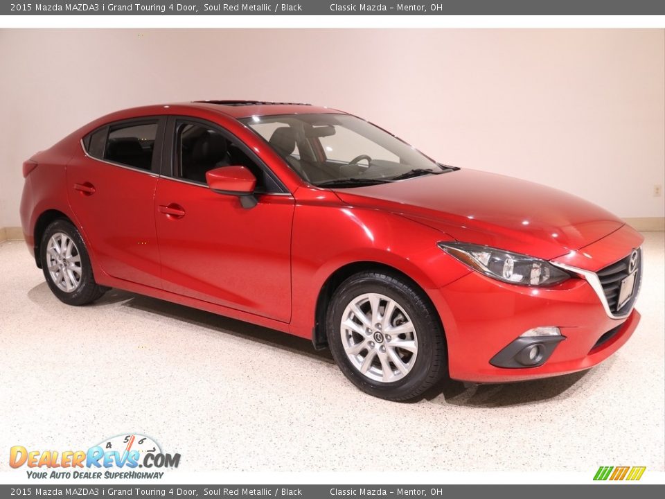 Front 3/4 View of 2015 Mazda MAZDA3 i Grand Touring 4 Door Photo #1