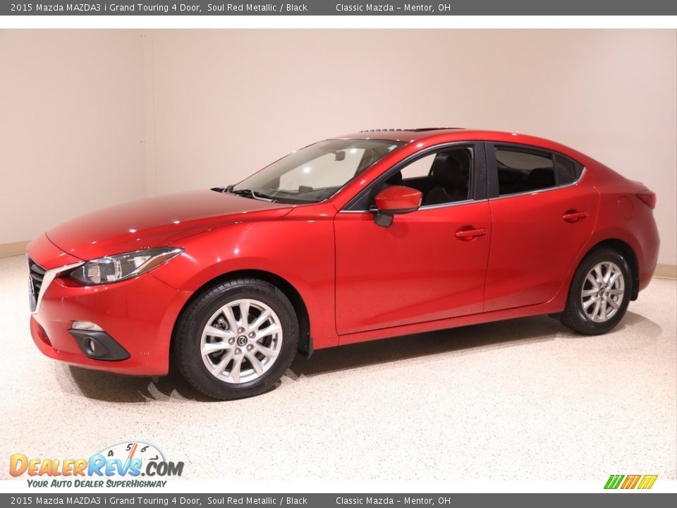 Soul Red Metallic 2015 Mazda MAZDA3 i Grand Touring 4 Door Photo #3