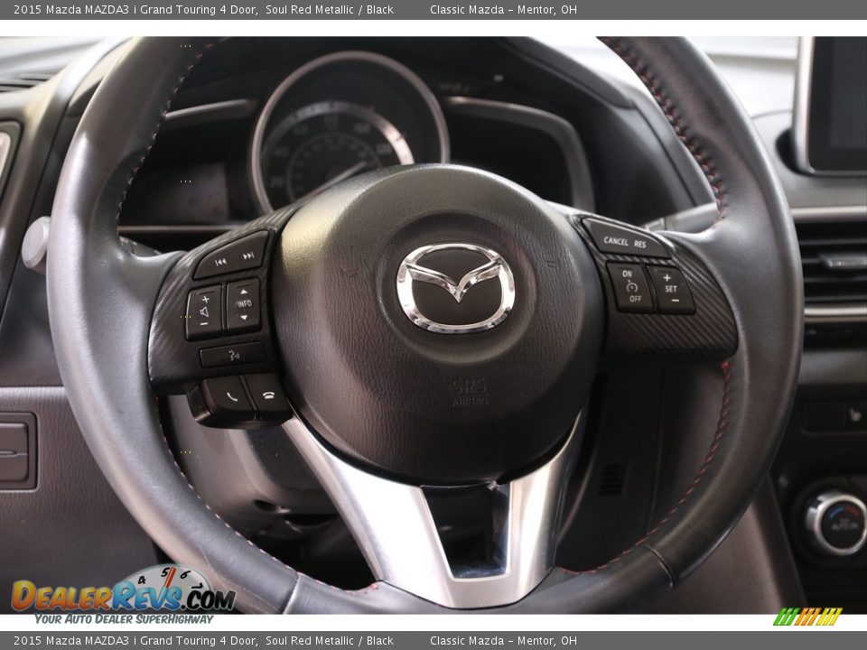 2015 Mazda MAZDA3 i Grand Touring 4 Door Steering Wheel Photo #7