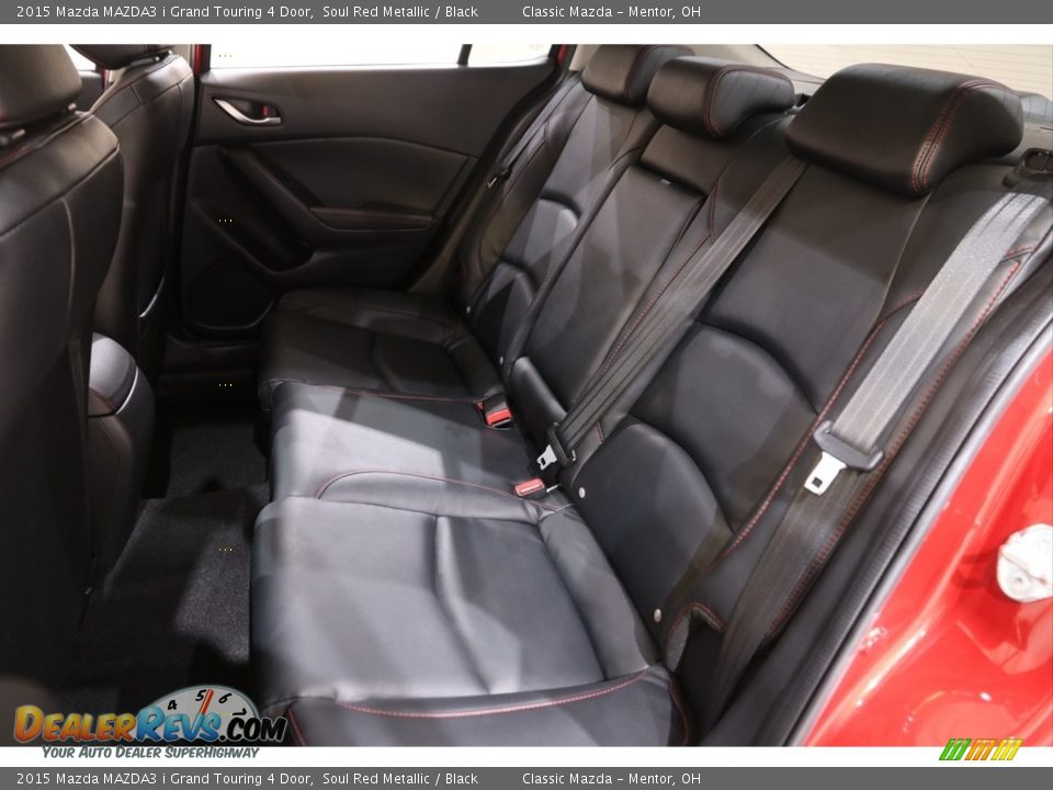 Rear Seat of 2015 Mazda MAZDA3 i Grand Touring 4 Door Photo #17