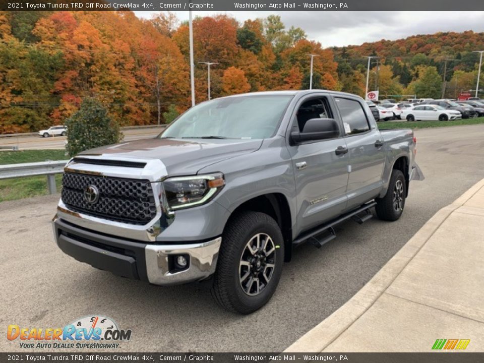 2021 Toyota Tundra TRD Off Road CrewMax 4x4 Cement / Graphite Photo #32