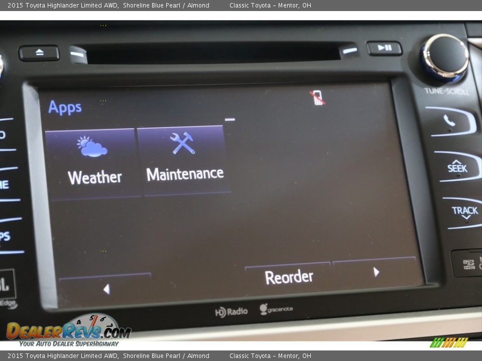 2015 Toyota Highlander Limited AWD Shoreline Blue Pearl / Almond Photo #13