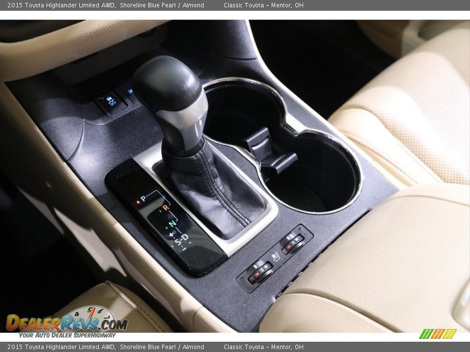 2015 Toyota Highlander Limited AWD Shoreline Blue Pearl / Almond Photo #14