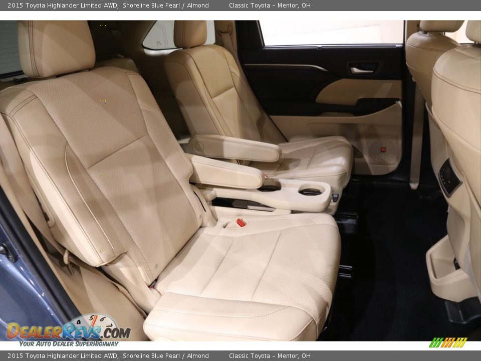 2015 Toyota Highlander Limited AWD Shoreline Blue Pearl / Almond Photo #17