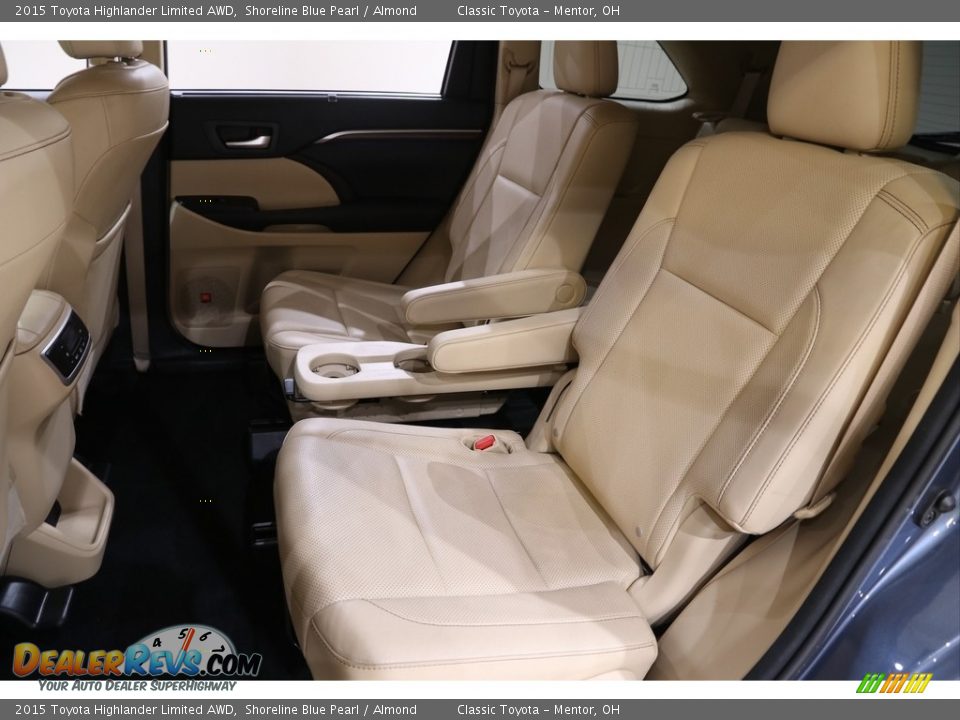2015 Toyota Highlander Limited AWD Shoreline Blue Pearl / Almond Photo #18