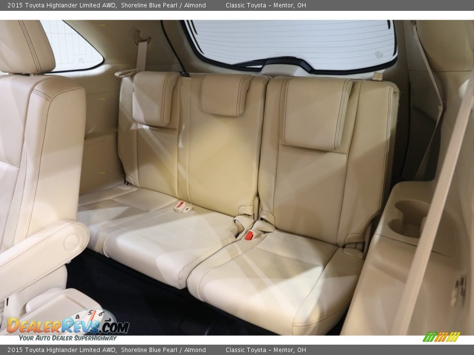2015 Toyota Highlander Limited AWD Shoreline Blue Pearl / Almond Photo #19