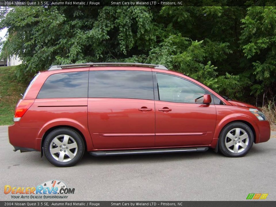 2004 Nissan Quest 3.5 SE Autumn Red Metallic / Rouge Photo #5