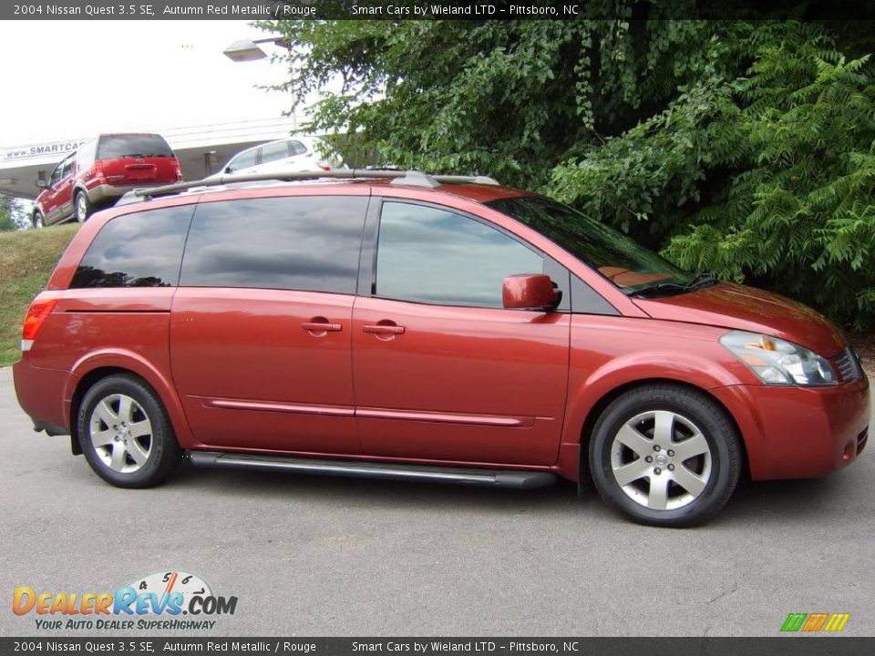 2004 Nissan Quest 3.5 SE Autumn Red Metallic / Rouge Photo #6