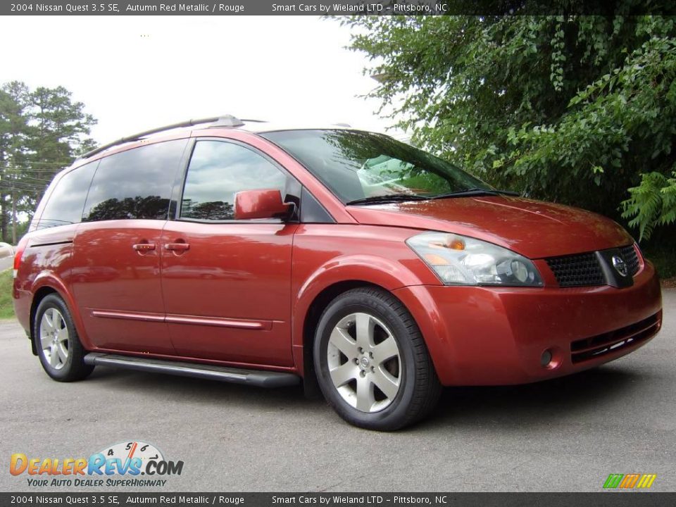 2004 Nissan Quest 3.5 SE Autumn Red Metallic / Rouge Photo #7