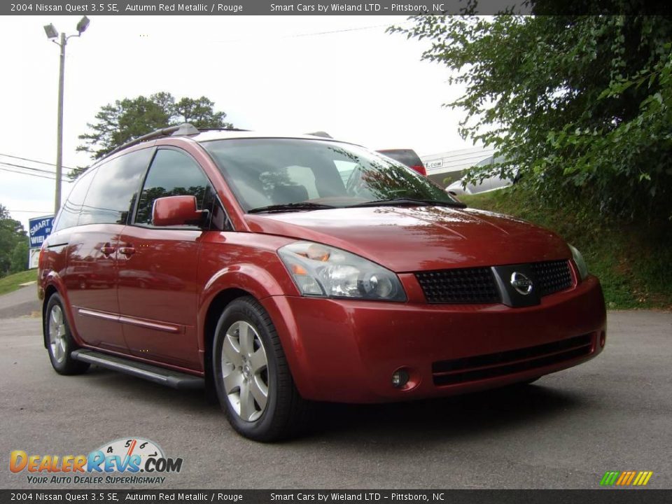 2004 Nissan Quest 3.5 SE Autumn Red Metallic / Rouge Photo #8