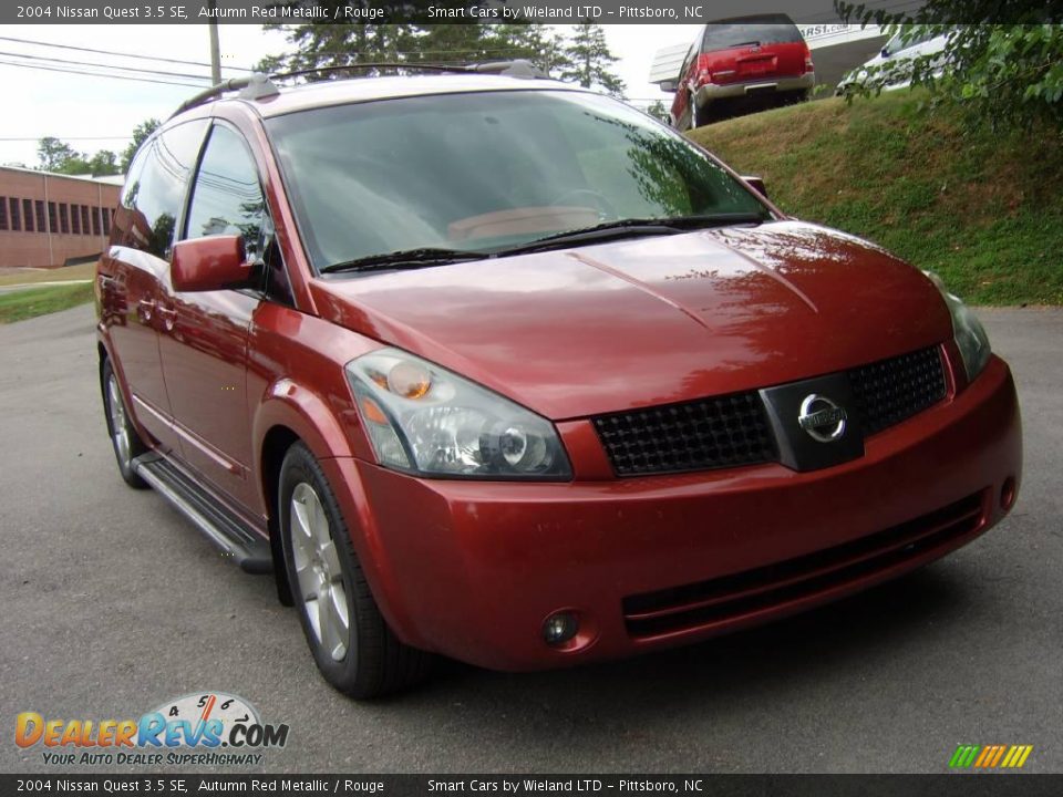 2004 Nissan Quest 3.5 SE Autumn Red Metallic / Rouge Photo #9