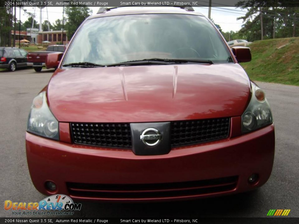 2004 Nissan Quest 3.5 SE Autumn Red Metallic / Rouge Photo #10