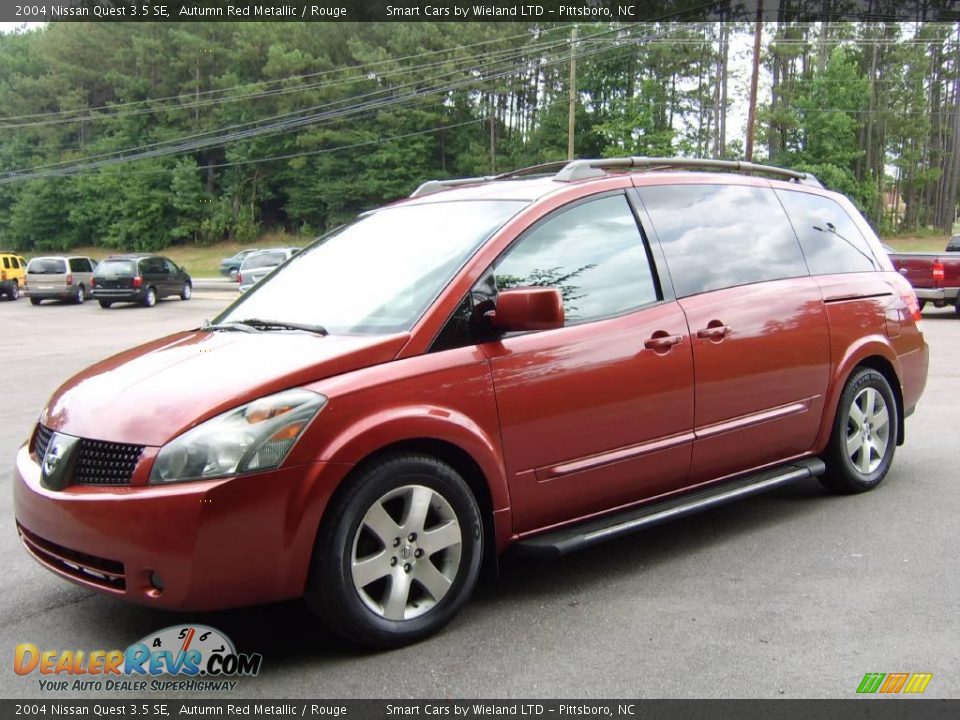 2004 Nissan Quest 3.5 SE Autumn Red Metallic / Rouge Photo #11