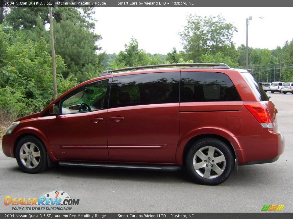 2004 Nissan Quest 3.5 SE Autumn Red Metallic / Rouge Photo #13