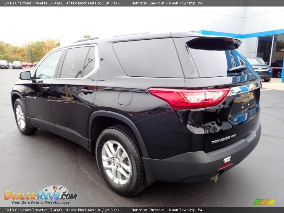 2018 Chevrolet Traverse LT AWD Mosaic Black Metallic / Jet Black Photo #4