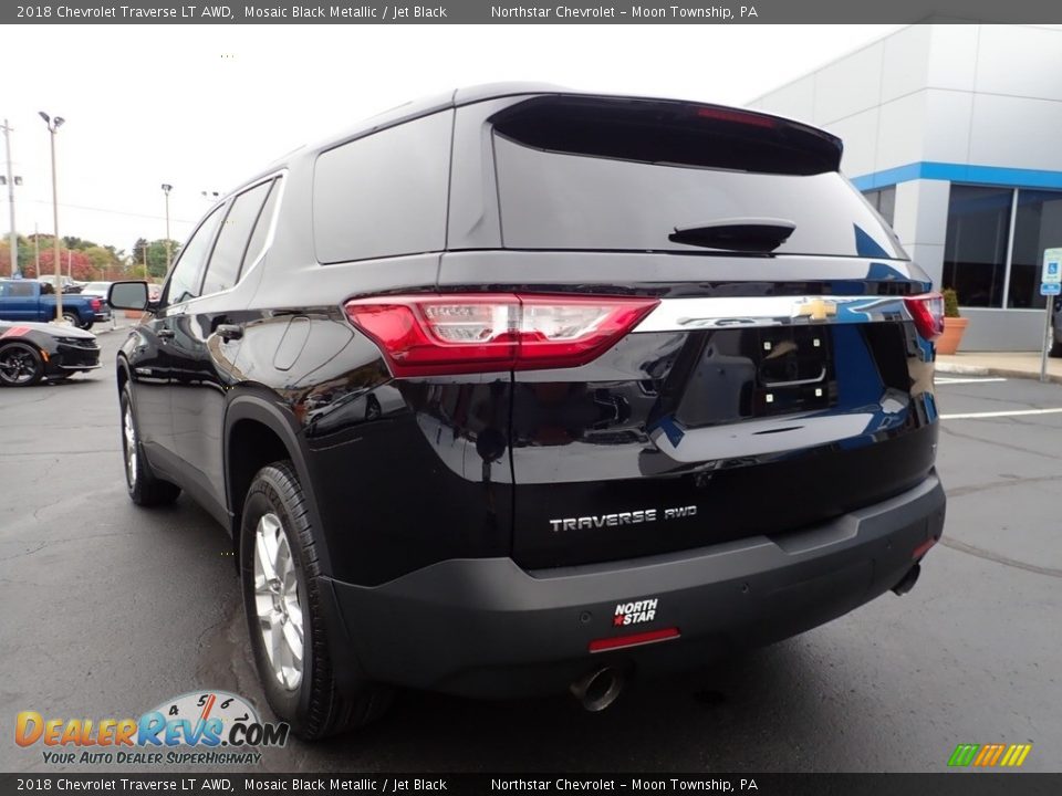 2018 Chevrolet Traverse LT AWD Mosaic Black Metallic / Jet Black Photo #5