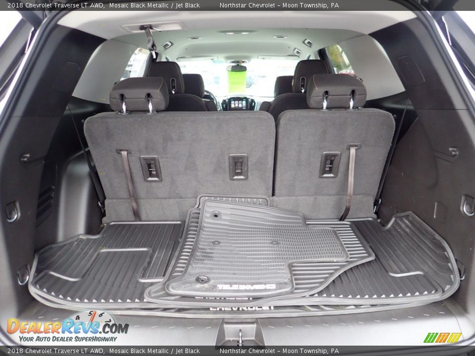 2018 Chevrolet Traverse LT AWD Mosaic Black Metallic / Jet Black Photo #7