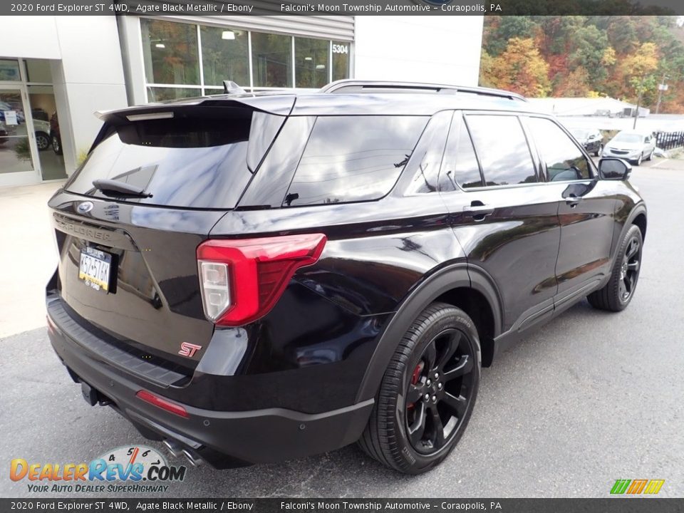 2020 Ford Explorer ST 4WD Agate Black Metallic / Ebony Photo #2