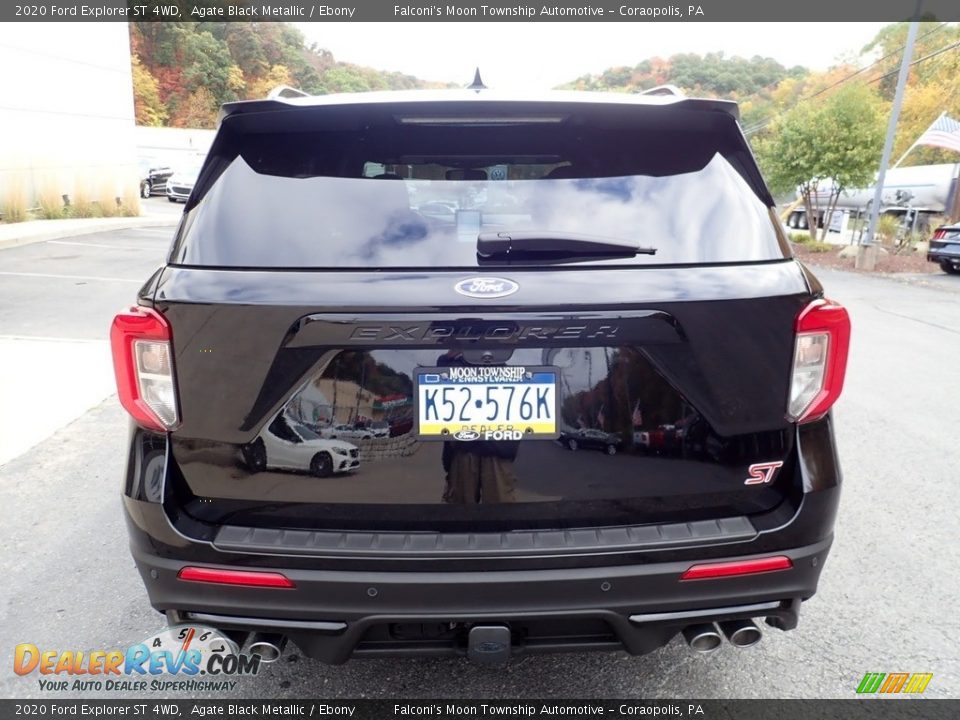 2020 Ford Explorer ST 4WD Agate Black Metallic / Ebony Photo #3