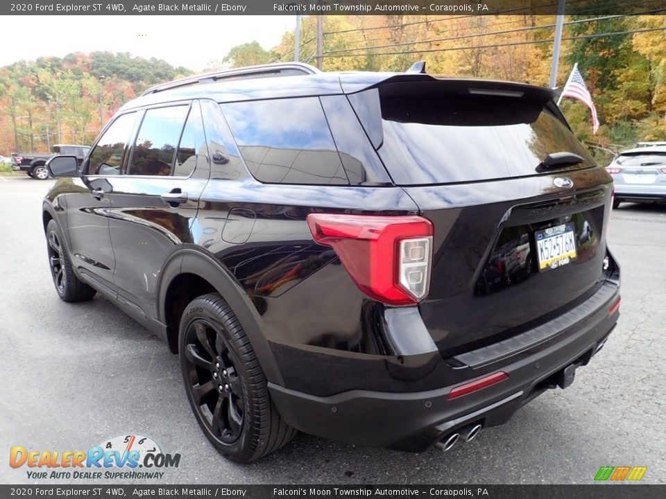 2020 Ford Explorer ST 4WD Agate Black Metallic / Ebony Photo #5