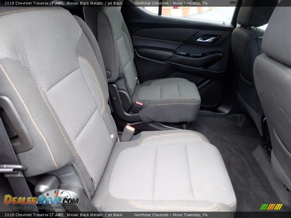 2018 Chevrolet Traverse LT AWD Mosaic Black Metallic / Jet Black Photo #18