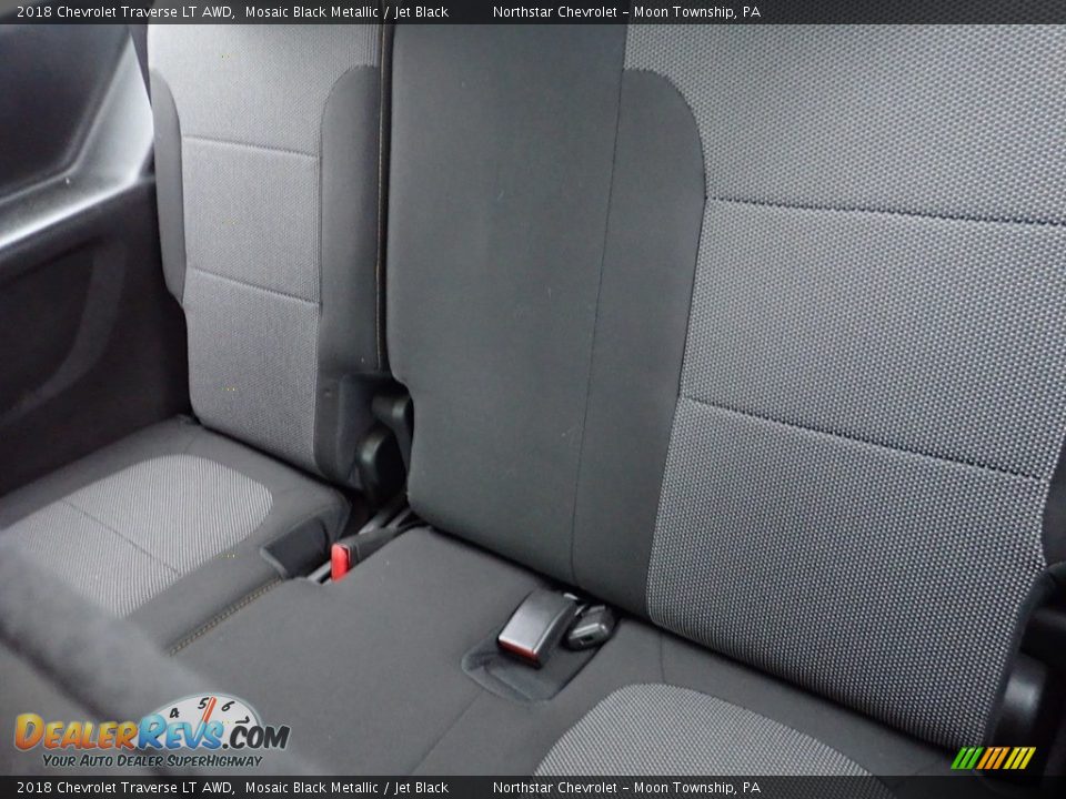 2018 Chevrolet Traverse LT AWD Mosaic Black Metallic / Jet Black Photo #22