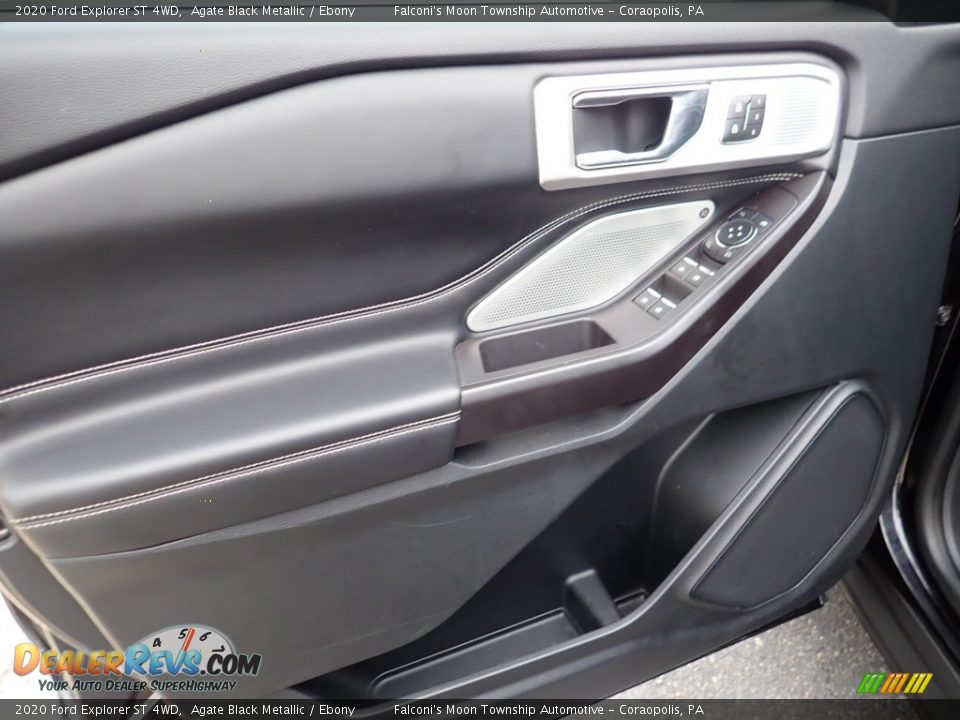 2020 Ford Explorer ST 4WD Agate Black Metallic / Ebony Photo #19