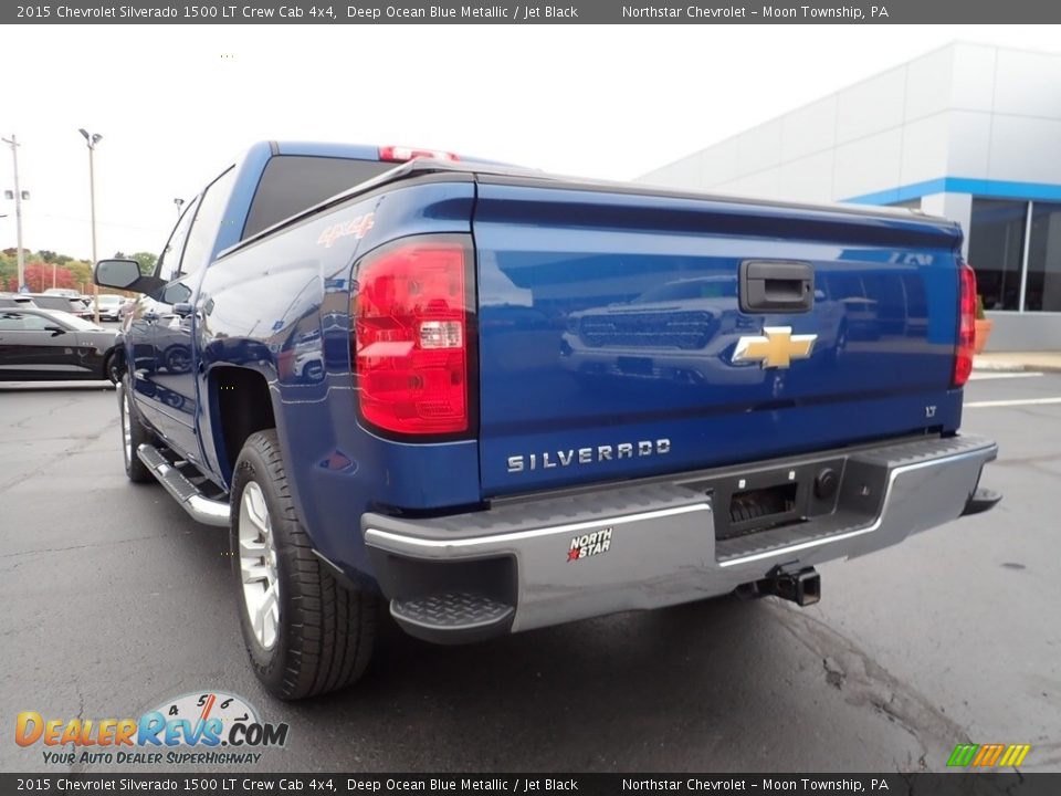 2015 Chevrolet Silverado 1500 LT Crew Cab 4x4 Deep Ocean Blue Metallic / Jet Black Photo #5