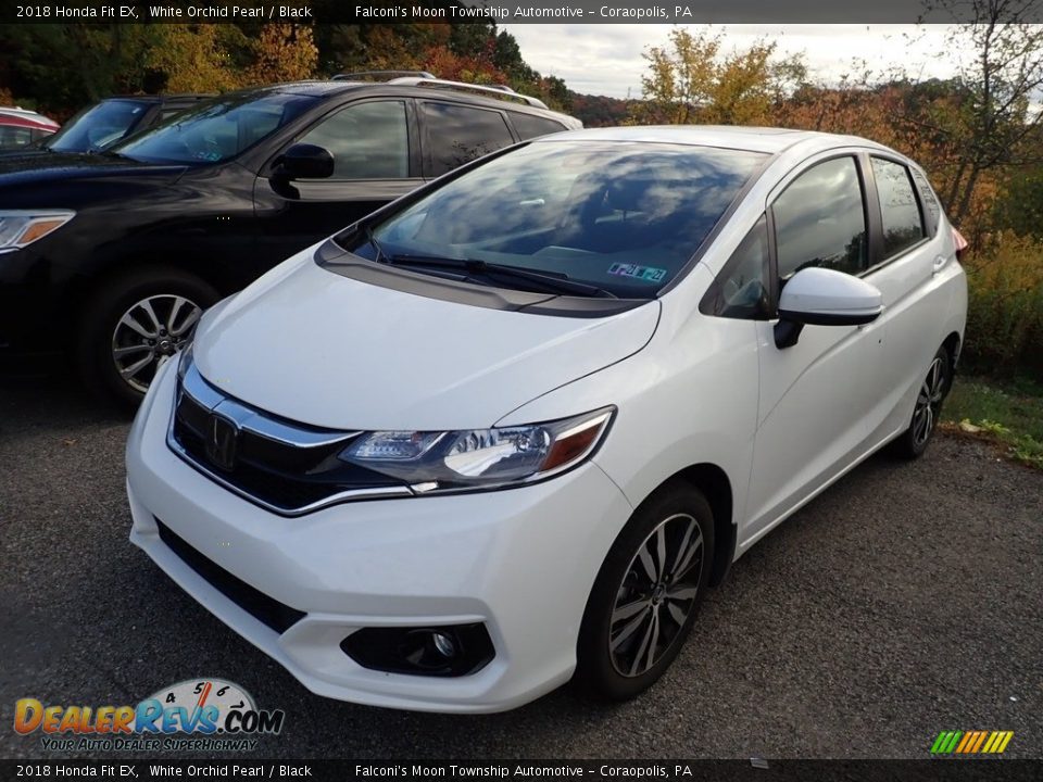 2018 Honda Fit EX White Orchid Pearl / Black Photo #1