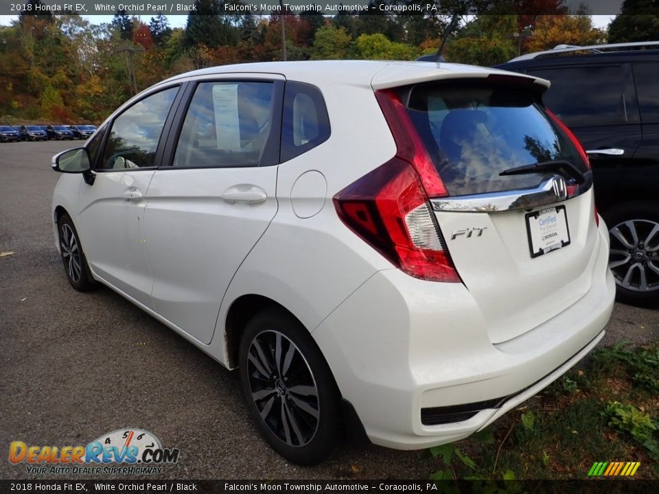 2018 Honda Fit EX White Orchid Pearl / Black Photo #2