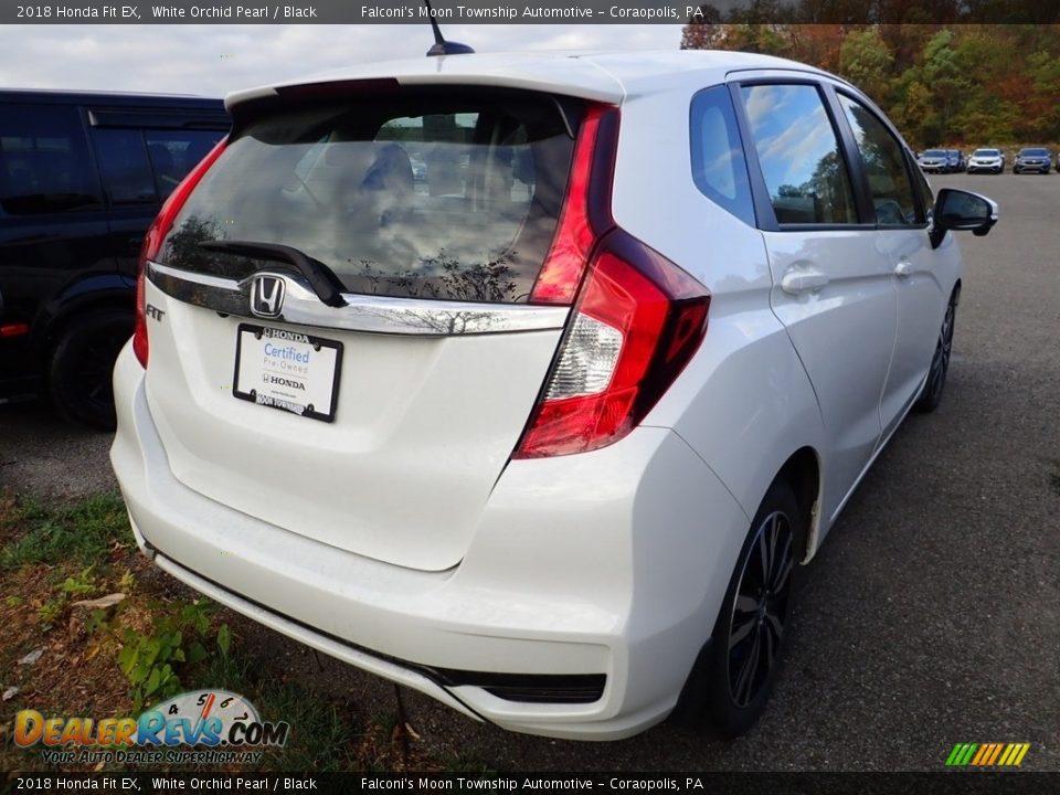 2018 Honda Fit EX White Orchid Pearl / Black Photo #4