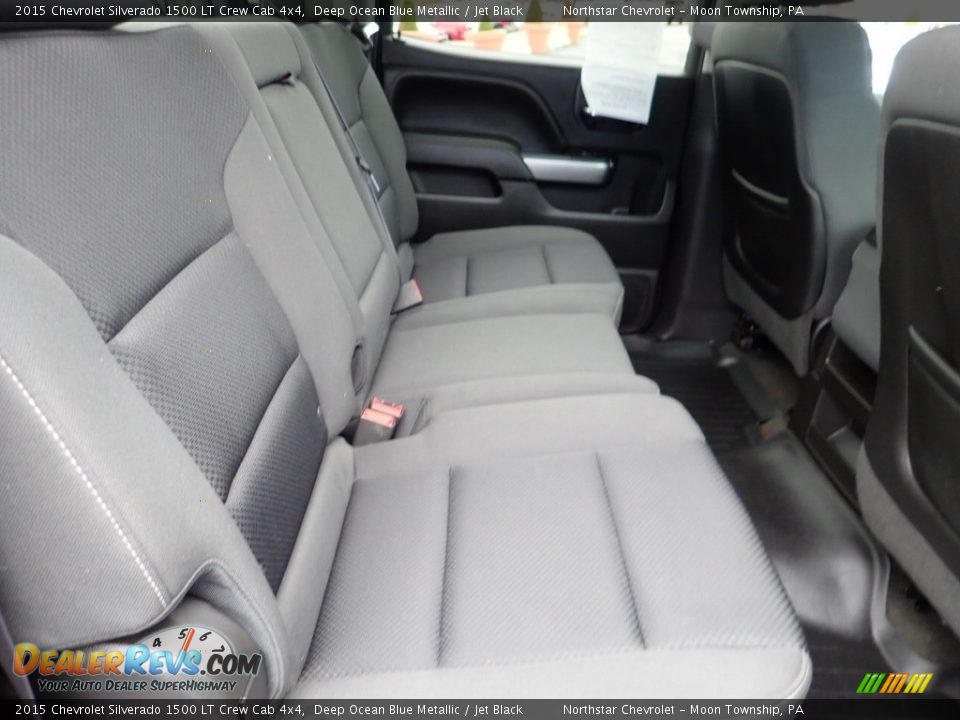 2015 Chevrolet Silverado 1500 LT Crew Cab 4x4 Deep Ocean Blue Metallic / Jet Black Photo #17
