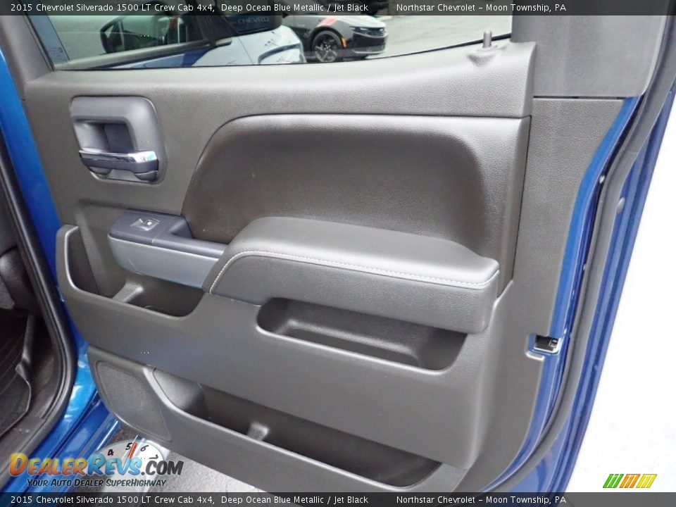 2015 Chevrolet Silverado 1500 LT Crew Cab 4x4 Deep Ocean Blue Metallic / Jet Black Photo #18