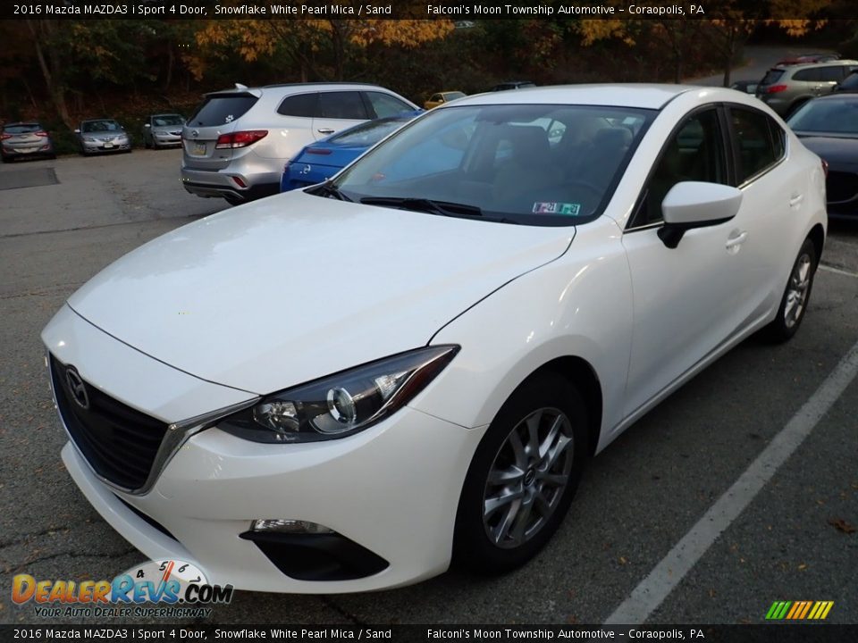 Snowflake White Pearl Mica 2016 Mazda MAZDA3 i Sport 4 Door Photo #1