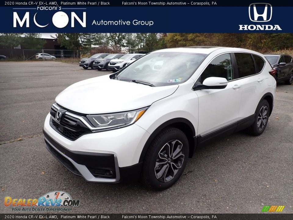 2020 Honda CR-V EX-L AWD Platinum White Pearl / Black Photo #1